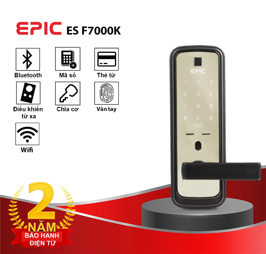 Khóa điện tử Epic ES F7000K » Epic Việt Nam